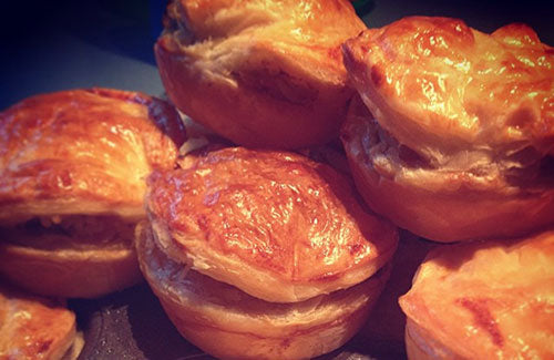 Coriander and Almond Chicken Pies